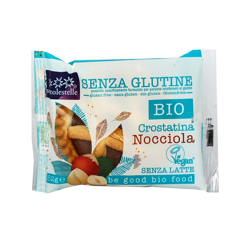 Tarta fara gluten cu alune Bio, 52 g, Sottolestelle