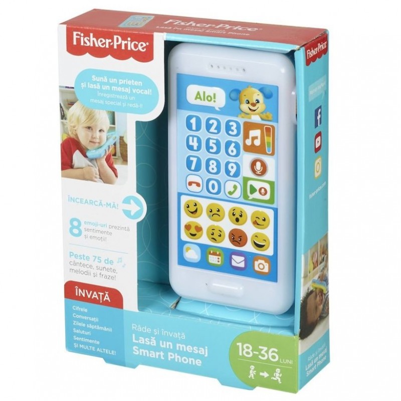 Telefonul interactiv al catelusului in limba romana, FPR31, Fisher Price