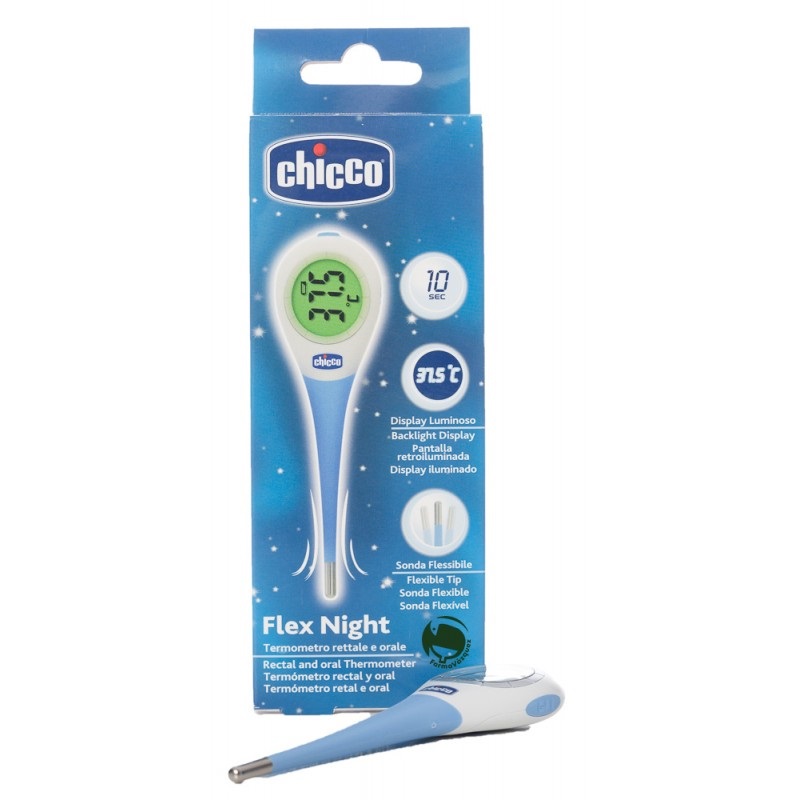 Termometru digital flexibil 3 in 1 Flex Night, 07875-7, 0luni+, Chicco 