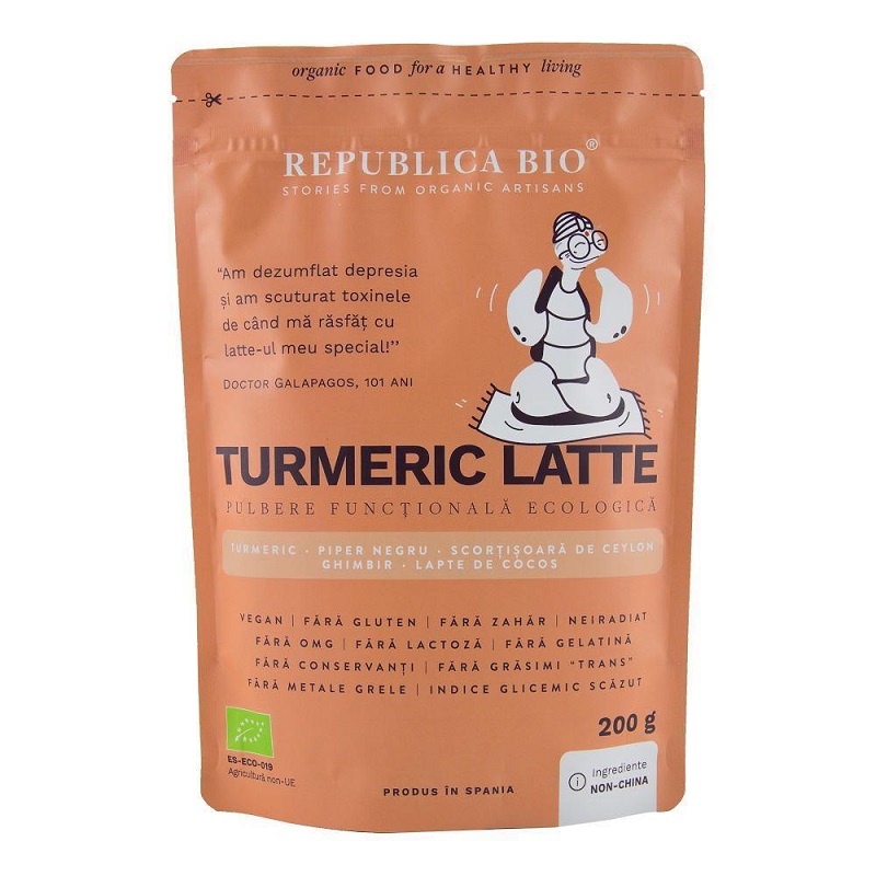 Turmeric Latte Bio, 200 g, Republica Bio