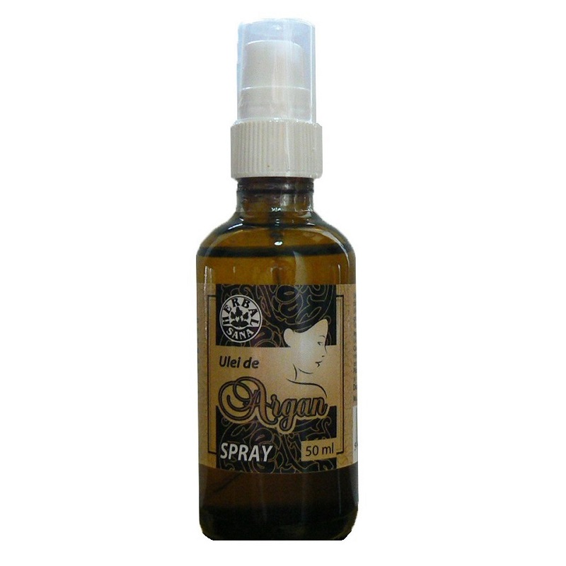 Ulei de argan spray, 50 ml, Herbait