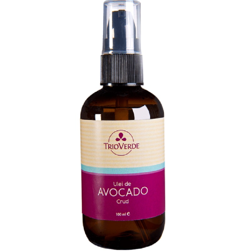 Ulei de avocado refinat, 100 ml, Trio Verde