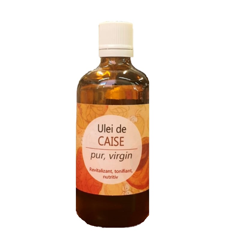 Ulei Bio de caise virgin, 100 ml, Sanflora