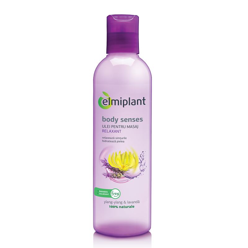 Ulei de masaj relaxant cu lavanda, 250 ml, Elmiplant