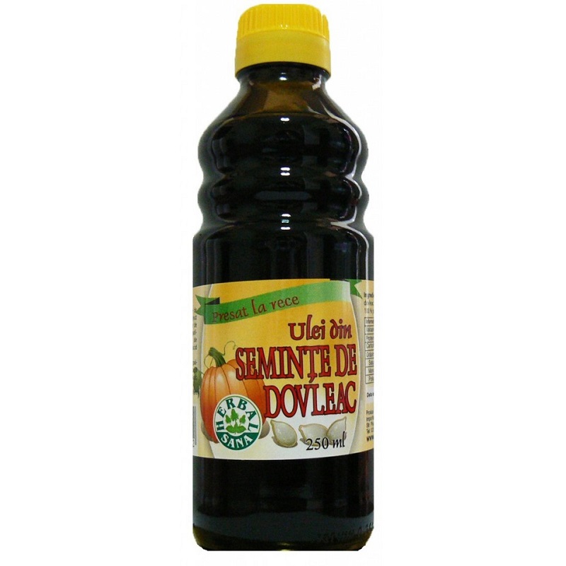 Ulei din seminte de dovleac, 250 ml, Herbal Sana