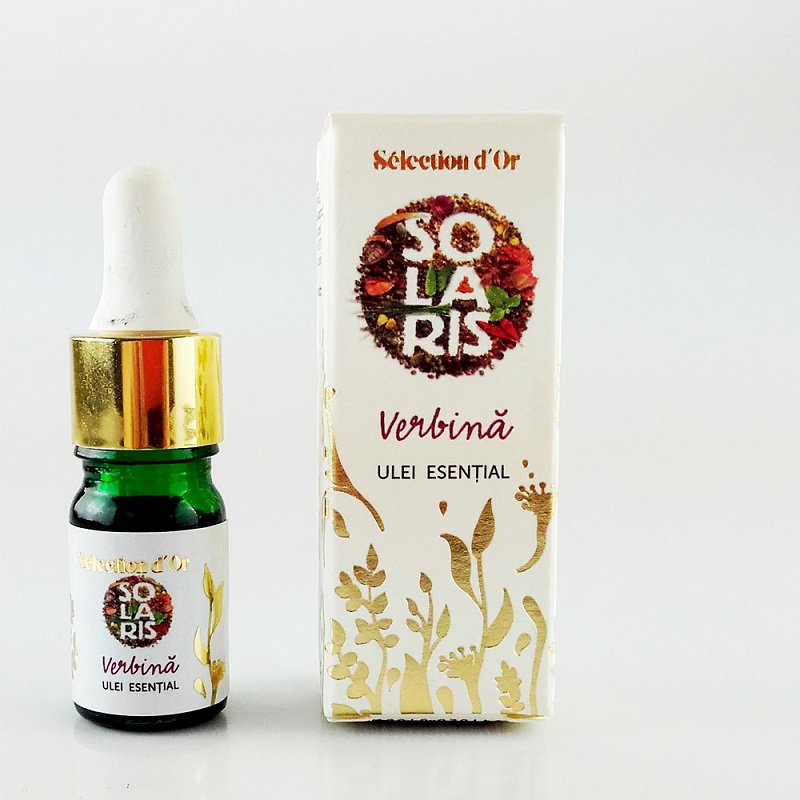 Ulei esential de verbina, Selection D'or Premium, 5 ml, Solaris