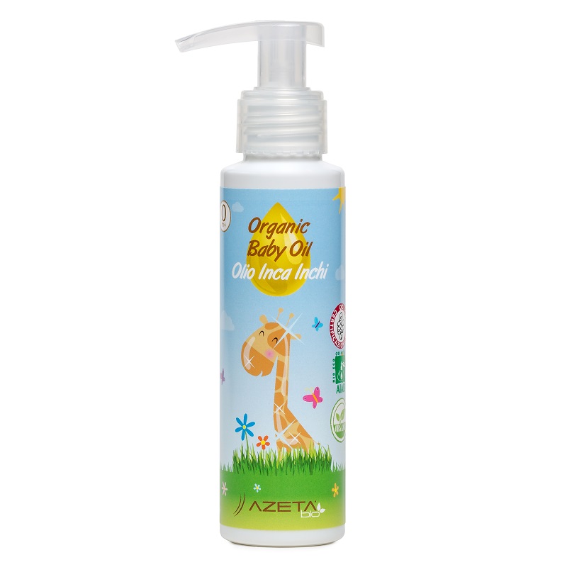 Ulei Organic pentru masajul Bebelusilor, 100 ml, Azeta Bio