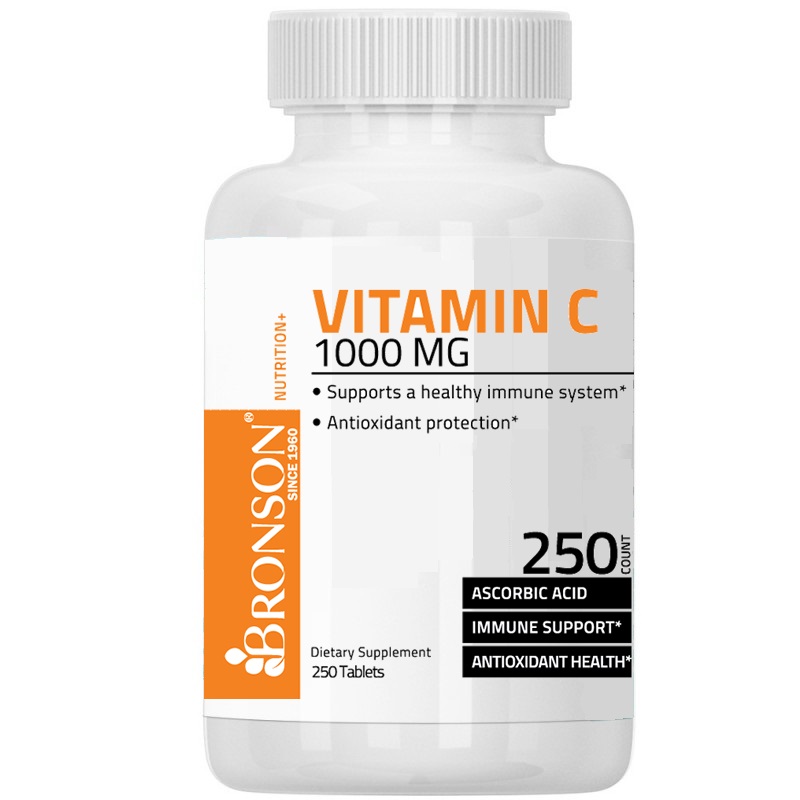 Vitamina C, 1000 mg, 250 tablete, Bronson