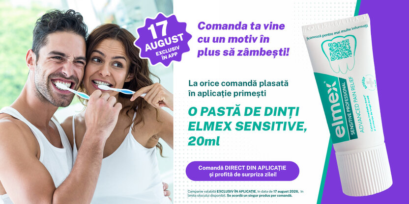 Promotie cu produs bonus Elmex